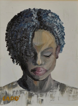 Ritratto di ragazza - 2014 olio su tela 24x18
