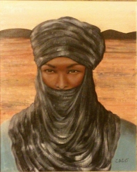Tuareg - 2014 olio su tela 50x40