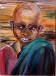 Ritratto di bambino - 2014 olio su tela 40x30